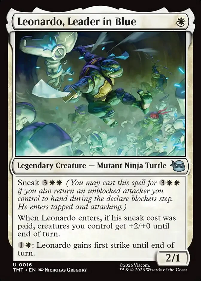Leonardo, Leader in Blue 「TMT/16」「EN」