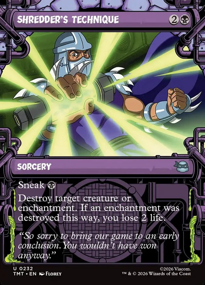 Shredder's Technique 「TMT/232」「EN」