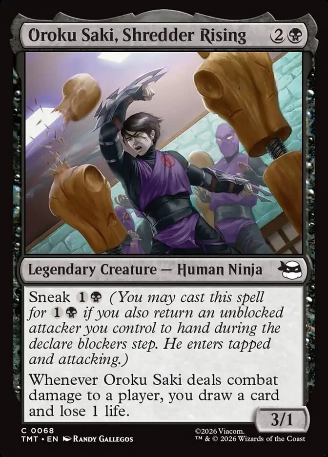 Oroku Saki, Shredder Rising 「TMT/68」「EN」
