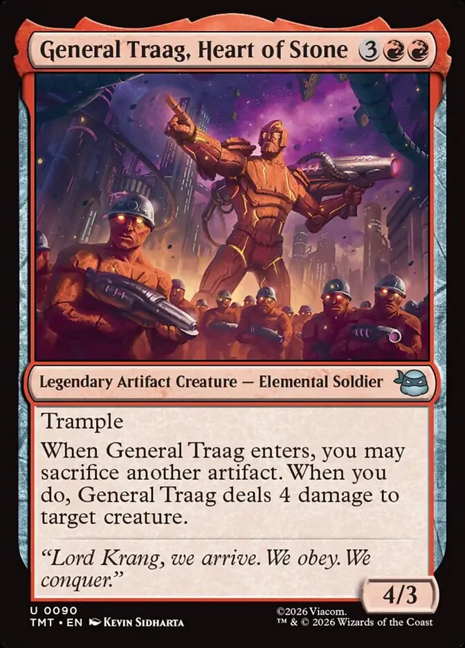 General Traag, Heart of Stone 「TMT/90」「EN」