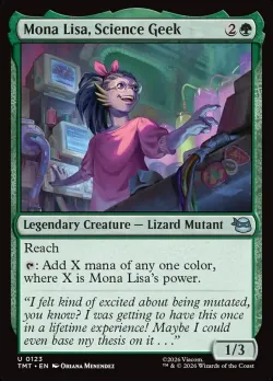 Mona Lisa, Science Geek #123 · Magic: The Gathering