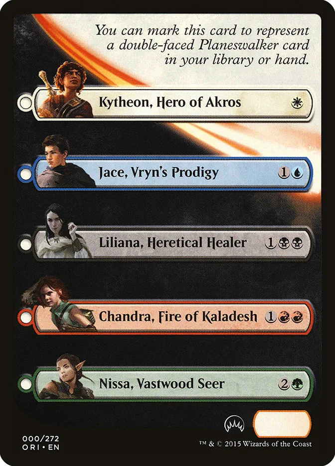 Magic Origins Checklist 「TORI/0」「EN」