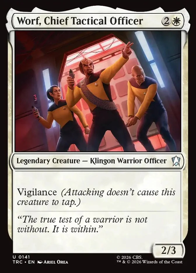 Worf, Chief Tactical Officer 「TRC/141」「EN」