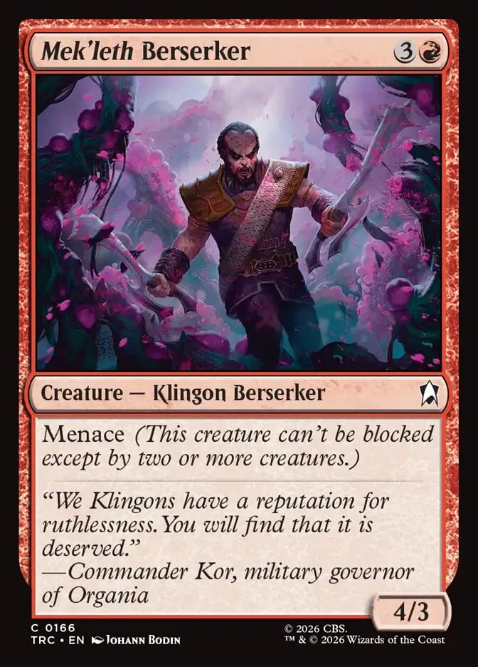 Mek'leth Berserker 「TRC/166」「EN」