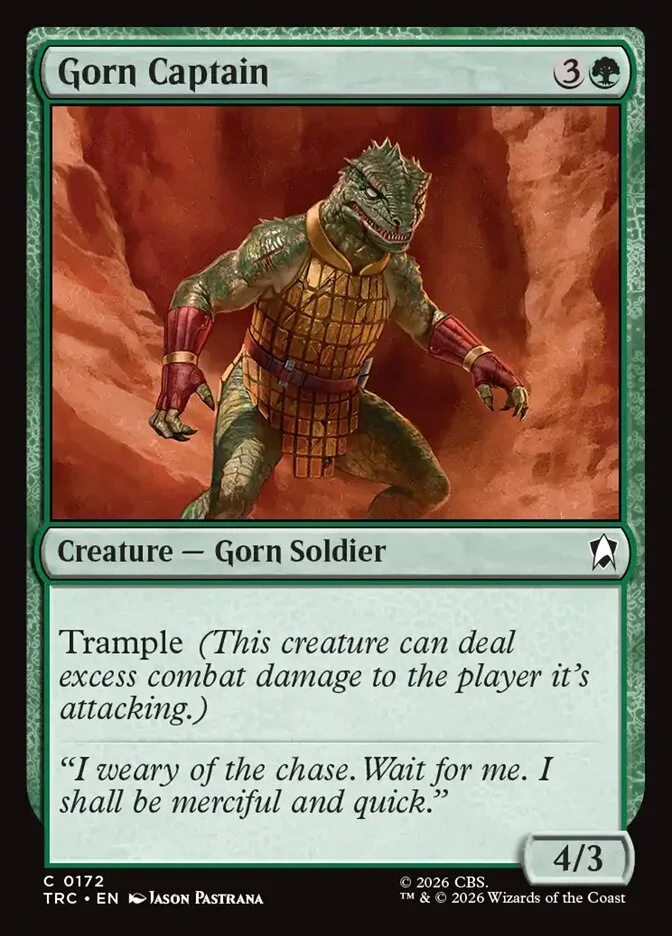 Gorn Captain 「TRC/172」「EN」