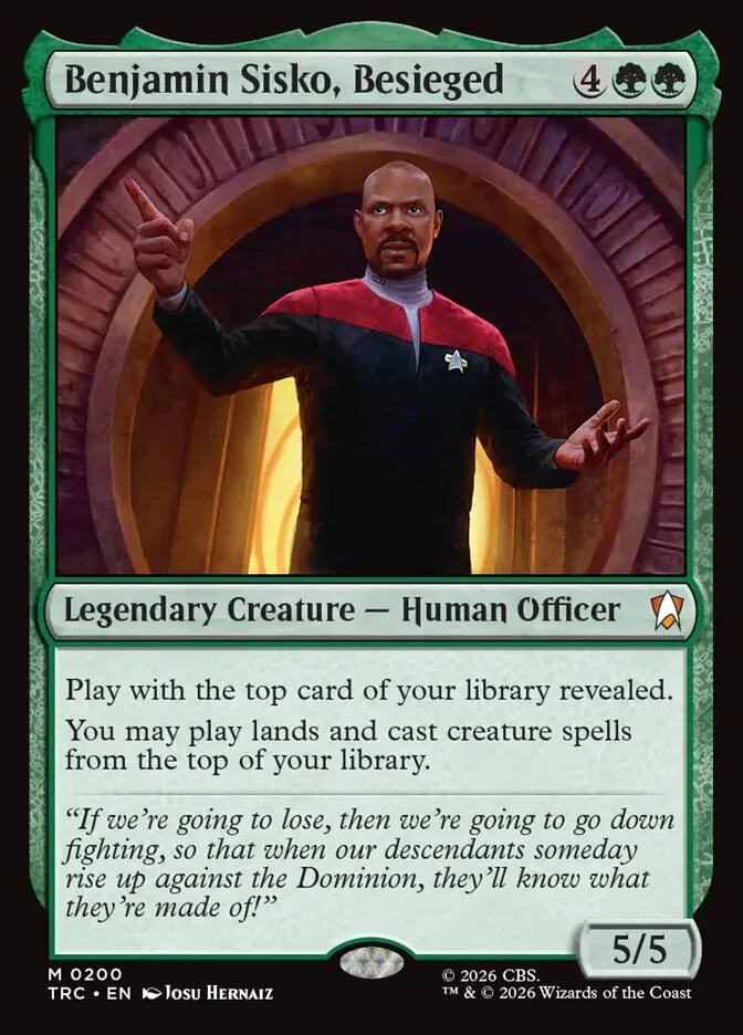 Benjamin Sisko, Besieged 「TRC/200」「EN」
