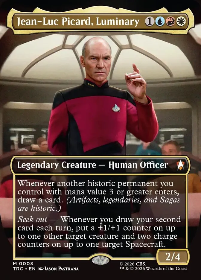 Jean-Luc Picard, Luminary #3 · Magic: The Gathering