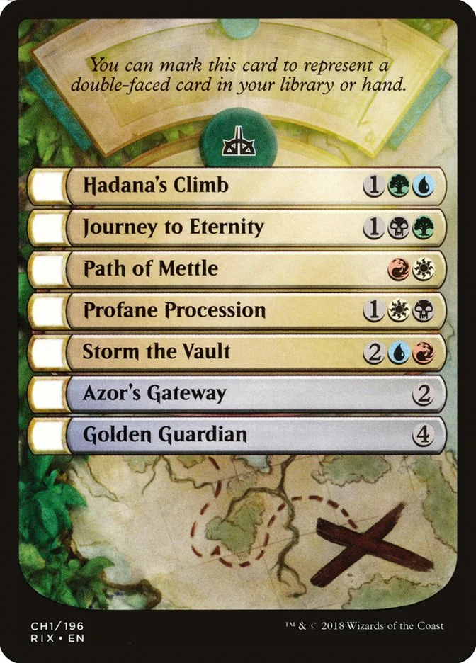 Rivals of Ixalan Checklist 「TRIX/CH1」「EN」