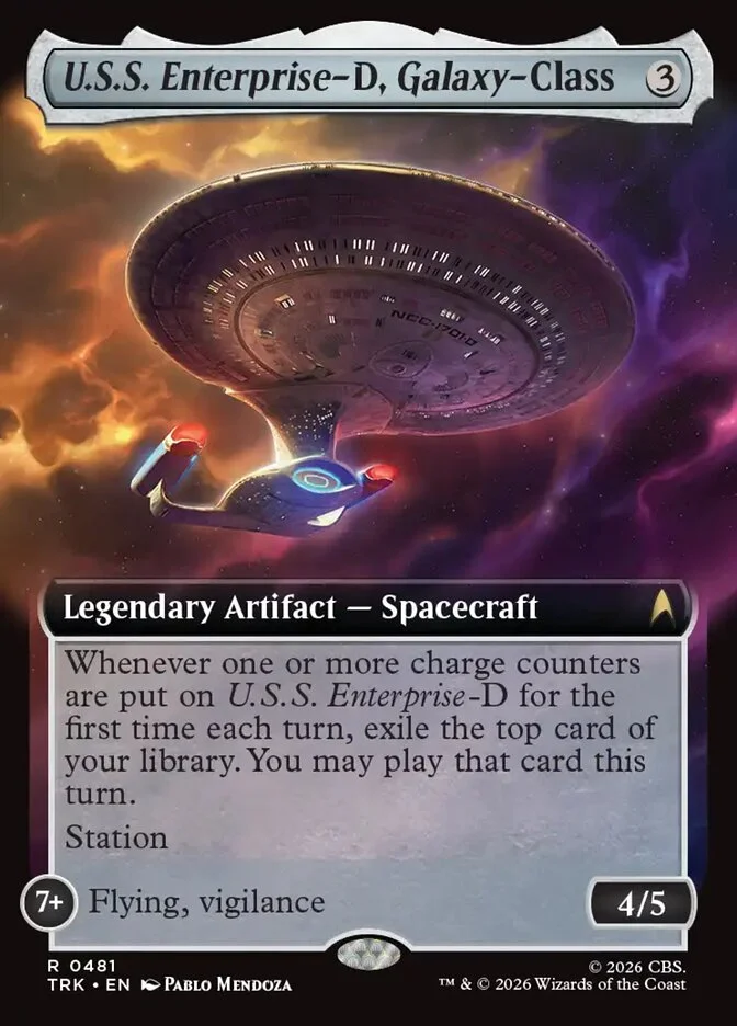 U.S.S. Enterprise-D, Galaxy-Class 「TRK/481」「EN」
