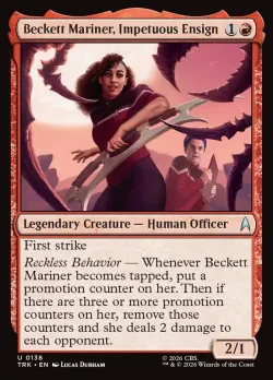 Beckett Mariner, Impetuous Ensign #138 · Magic: The Gathering