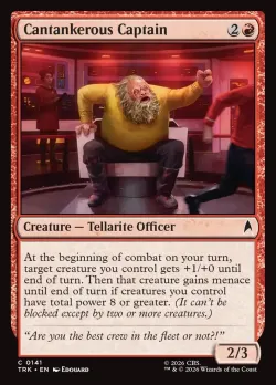Cantankerous Captain #141 · Magic: The Gathering