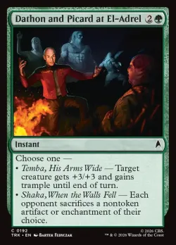Dathon and Picard at El-Adrel #192 · Magic: The Gathering
