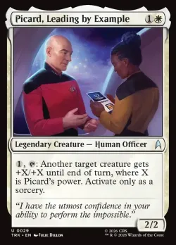 Picard, Leading by Example #29 · Magic: The Gathering