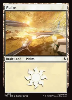 Plains #317 · Magic: The Gathering