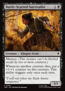 Battle-Scarred Survivalist #95 · Magic: The Gathering