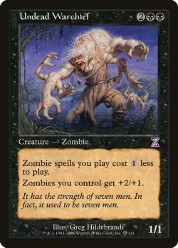 Undead Warchief #52 · Magic: The Gathering