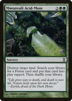Mwonvuli Acid-Moss #207 · Magic: The Gathering
