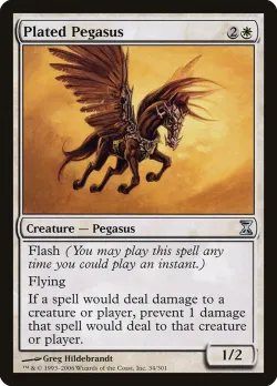 Plated Pegasus #34 · Magic: The Gathering