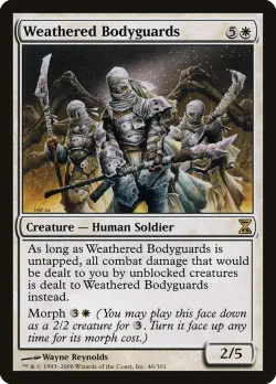Weathered Bodyguards #46 · Magic: The Gathering