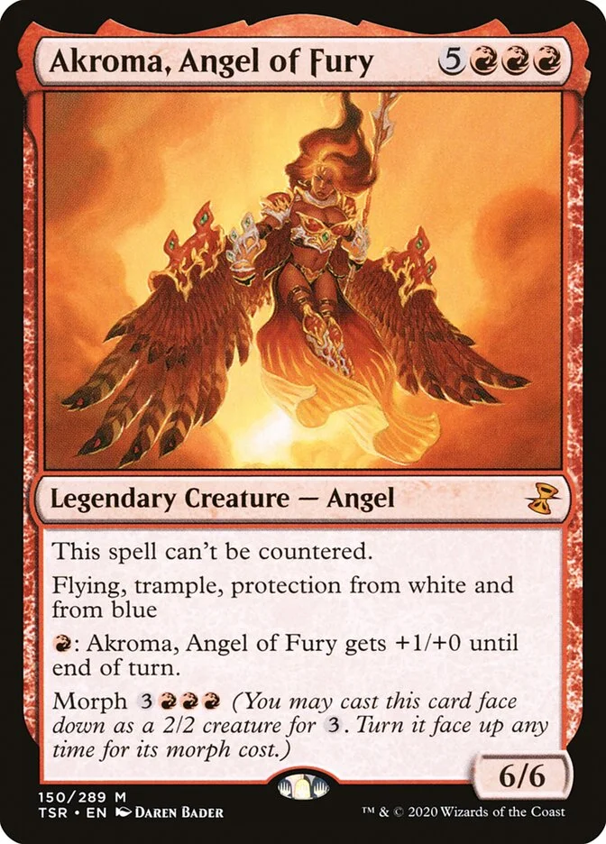 Akroma, Angel of Fury 「TSR/150」「EN」