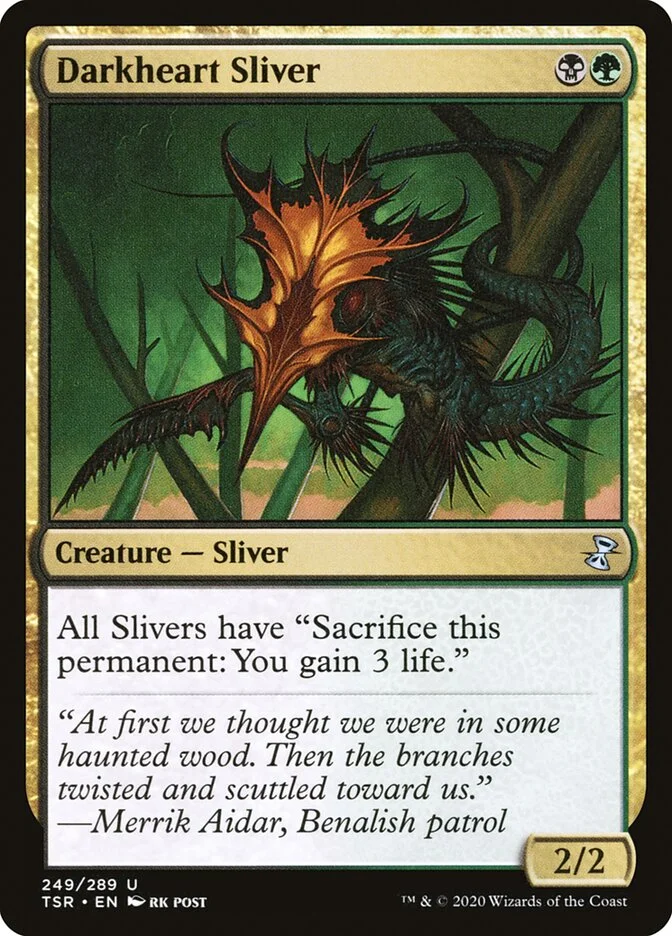 Darkheart Sliver 「TSR/249」「EN」
