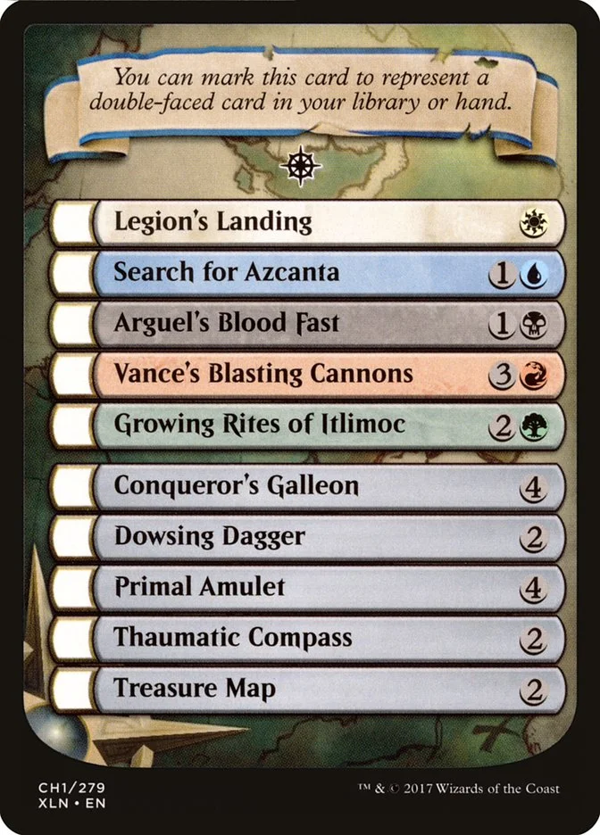 Ixalan Checklist 「TXLN/CH1」「EN」