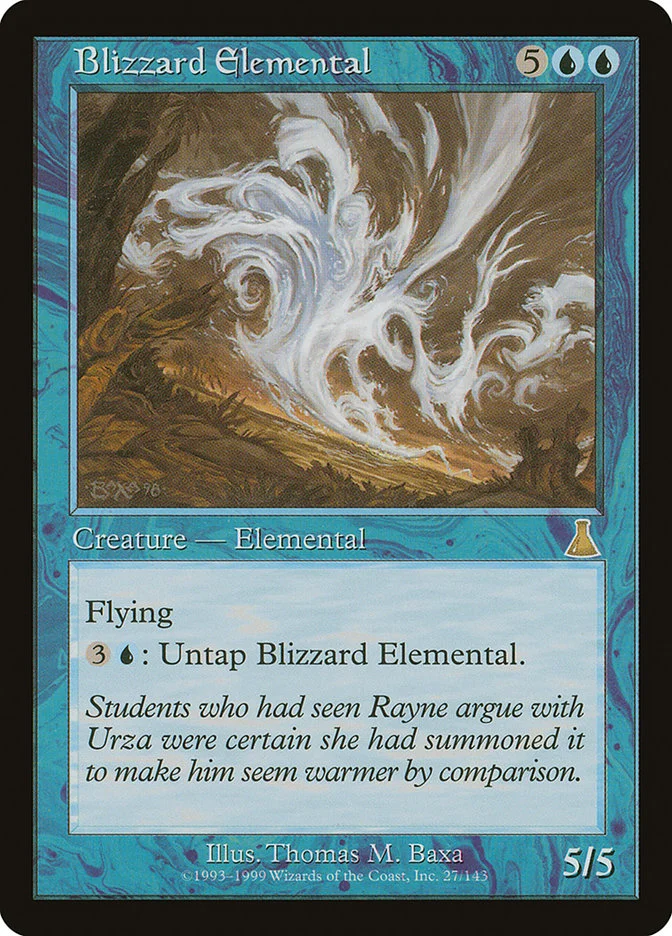 Blizzard Elemental 「UDS/27」「EN」