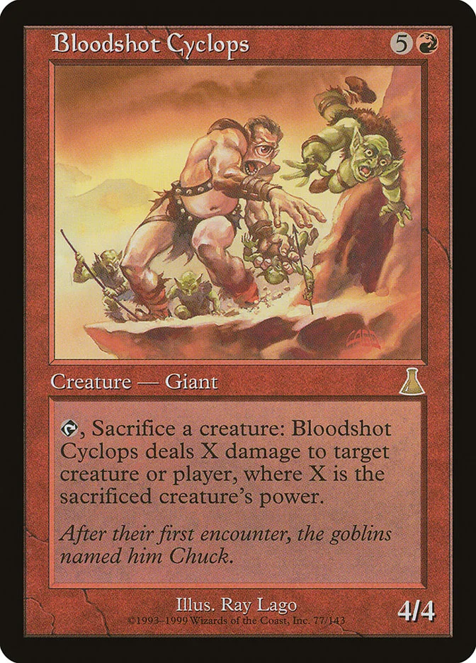 Bloodshot Cyclops 「UDS/77」「EN」
