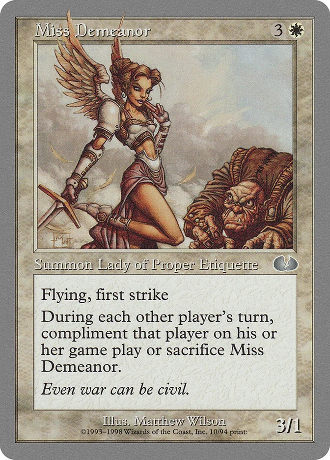Miss Demeanor 「UGL/10」「EN」