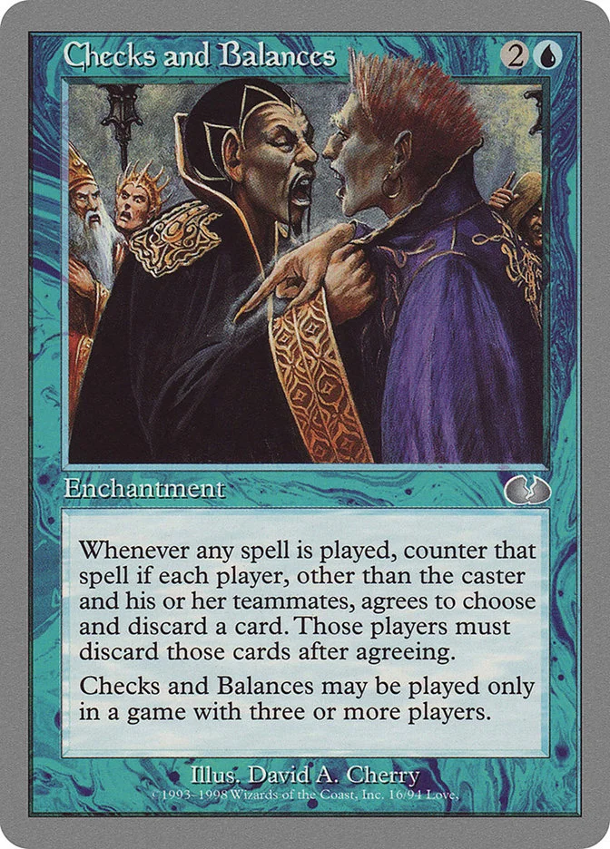 Checks and Balances 「UGL/16」「EN」