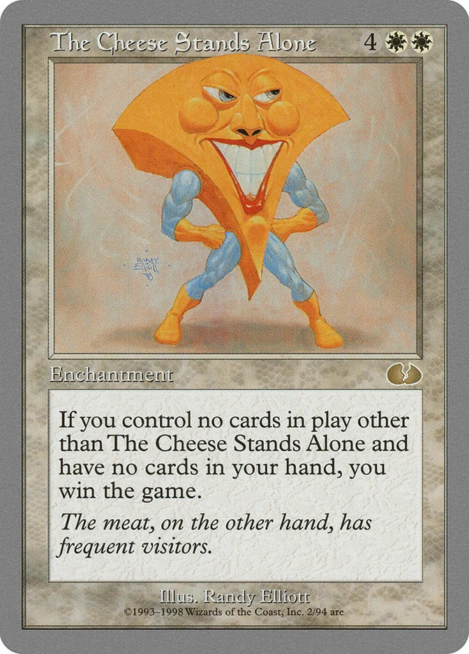 The Cheese Stands Alone 「UGL/2」「EN」