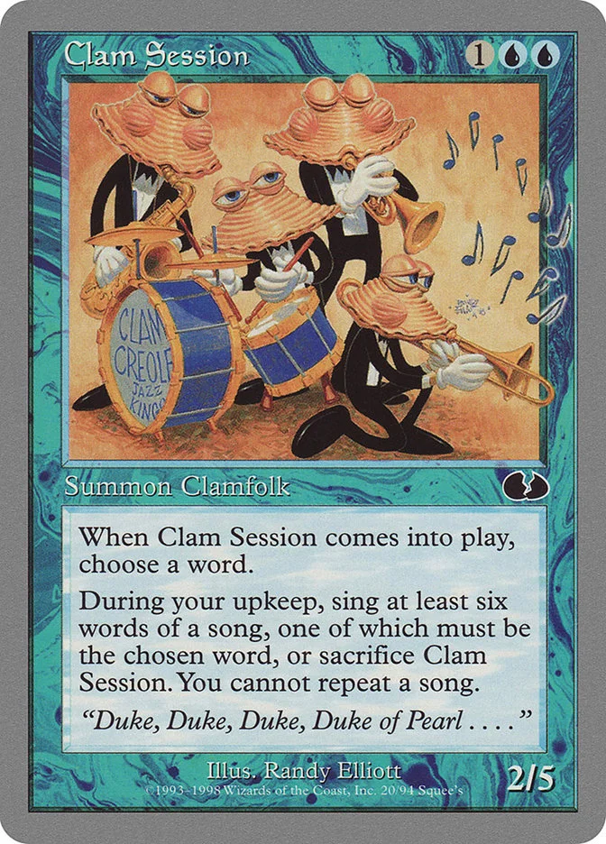 Clam Session 「UGL/20」「EN」