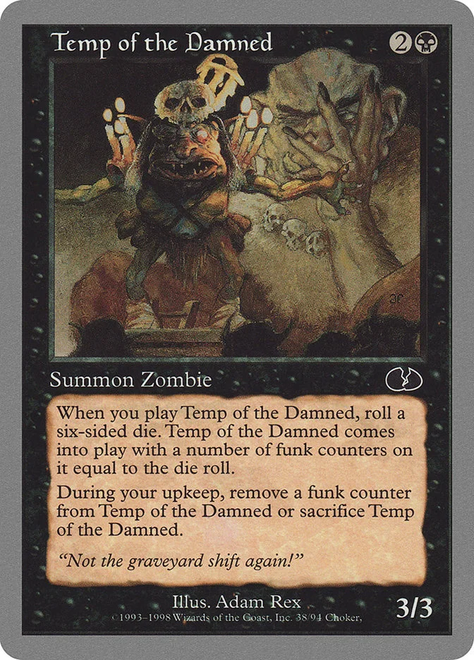 Temp of the Damned 「UGL/38」「EN」
