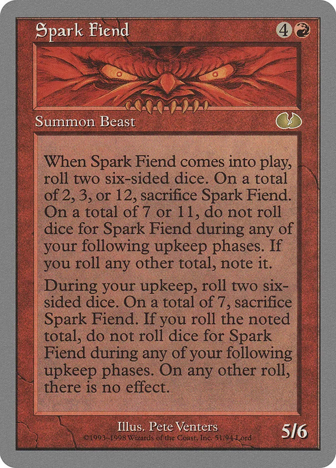 Spark Fiend 「UGL/51」「EN」