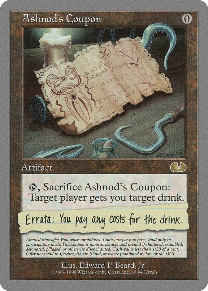 Ashnod's Coupon 「UGL/69」「EN」