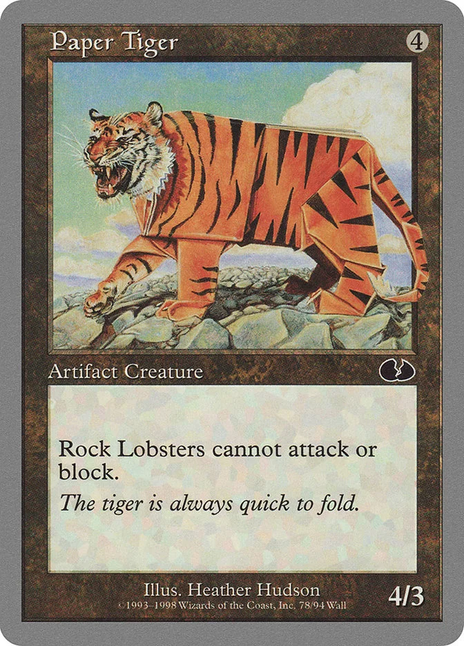 Paper Tiger 「UGL/78」「EN」