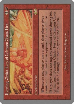 Burning Cinder Fury of Crimson Chaos Fire #40 · Magic: The Gathering