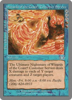 The Ultimate Nightmare of Wizards of the Coast® Customer Service 「UGL/53」「EN」
