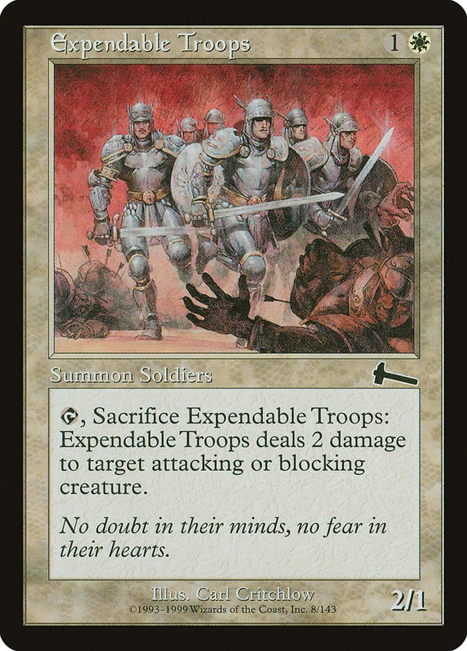 Expendable Troops 「ULG/8」「EN」