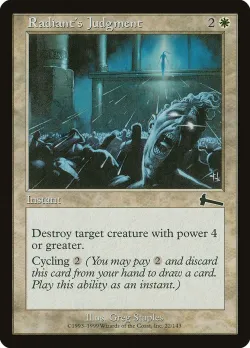 Radiant's Judgment #22 · Magic: The Gathering