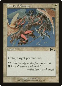 Burst of Energy #3 · Magic: The Gathering