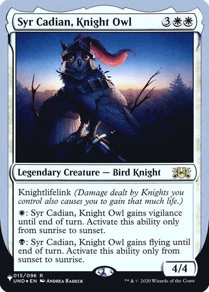 Syr Cadian, Knight Owl 「ULST/9」「EN」