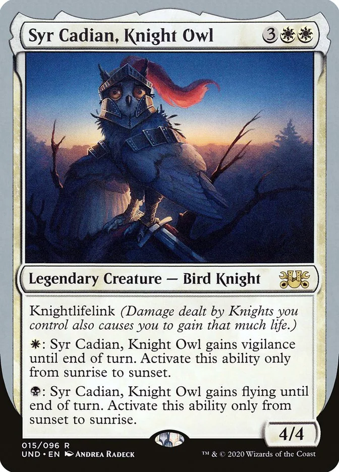 Syr Cadian, Knight Owl 「UND/15」「EN」