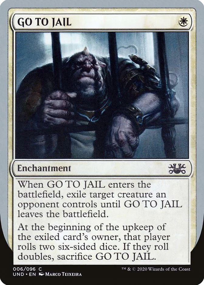 GO TO JAIL 「UND/6」「EN」