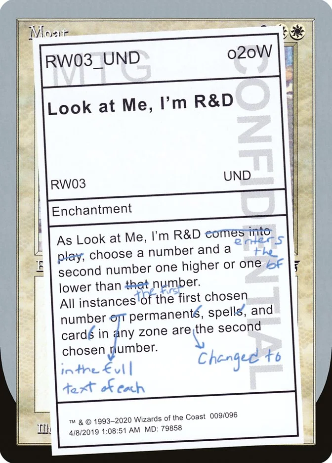 Look at Me, I'm R&D 「UND/9」「EN」