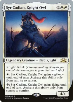 Syr Cadian, Knight Owl #15 · Magic: The Gathering