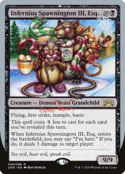 Infernius Spawnington III, Esq. #40 · Magic: The Gathering