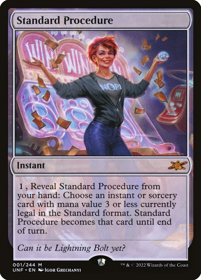 Standard Procedure 「UNF/1」「EN」