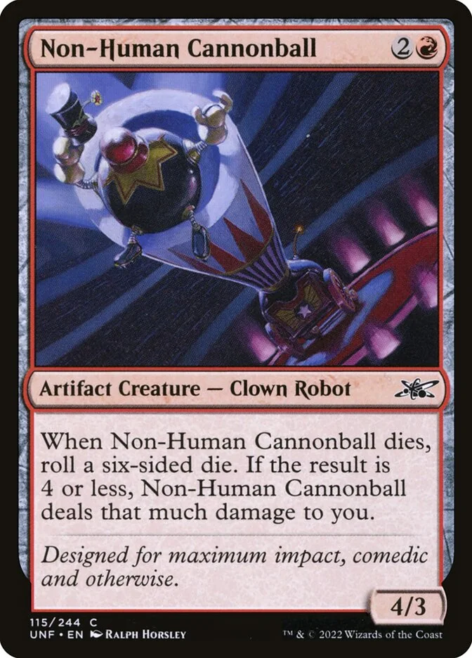 Non-Human Cannonball 「UNF/115」「EN」