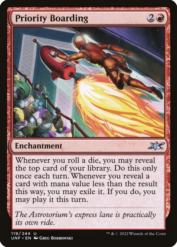 Priority Boarding 「UNF/119」「EN」